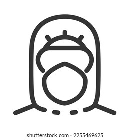 Icono de trazo perfecto, editable, de línea ascendente, de vectores.