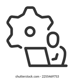 Pixel perfect, editable stroke, up scalable, line, vector bloop icon.