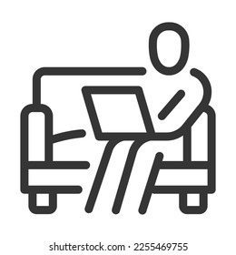 Pixel perfect, editable stroke, up scalable, line, vector bloop icon.