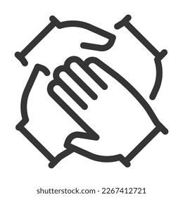 Pixel perfect, editable stroke, up scalable, line, vector bloop icon.