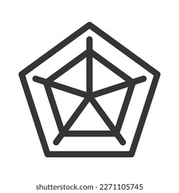 Pixel perfect, editable stroke, up scalable, line, vector bloop icon.