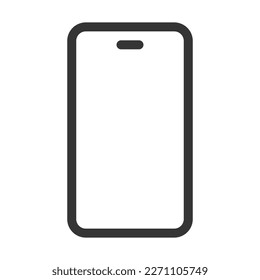 Pixel perfekt, editierbarer Strich, skalierbar, Linie, Vektorblock-Symbol.