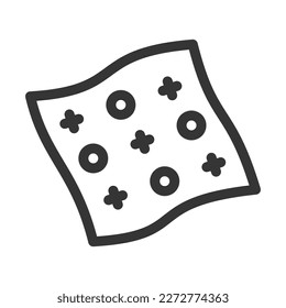 Pixel perfect, editable stroke, up scalable, line, vector bloop icon.