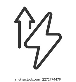 Pixel perfect, editable stroke, up scalable, line, vector bloop icon.