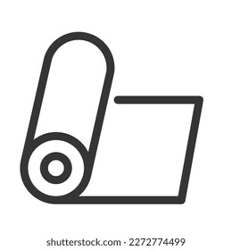 Pixel perfect, editable stroke, up scalable, line, vector bloop icon.