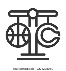 Pixel perfect, editable stroke, up scalable, line, vector bloop icon.