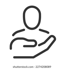 Pixel perfect, editable stroke, up scalable, line, vector bloop icon.