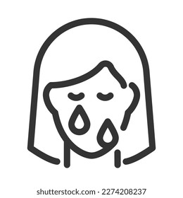 Pixel perfect, editable stroke, up scalable, line, vector bloop icon.