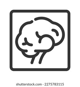 Pixel perfekt, editierbarer Strich, skalierbar, Linie, Vektorblock-Symbol.