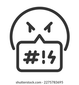 Pixel perfect, editable stroke, up scalable, line, vector bloop icon.