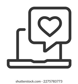 Pixel perfect, editable stroke, up scalable, line, vector bloop icon.