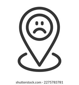 Pixel perfect, editable stroke, up scalable, line, vector bloop icon.