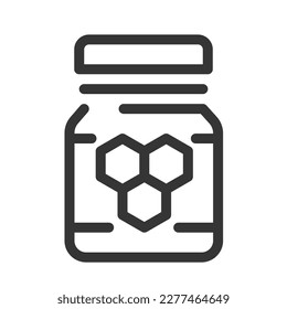 Pixel perfect, editable stroke, up scalable, line, vector bloop icon.