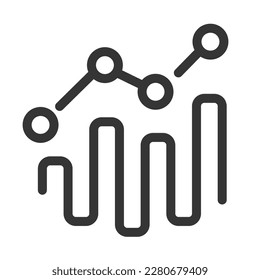 Pixel perfect, editable stroke, up scalable, line, vector bloop icon.