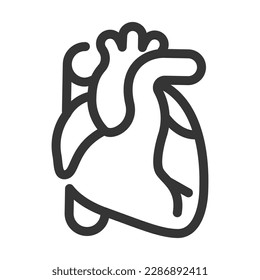 Icono de trazo perfecto, editable, de línea ascendente, de vectores.