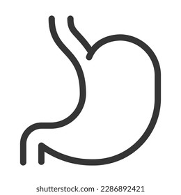 Icono de trazo perfecto, editable, de línea ascendente, de vectores.