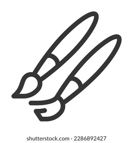 Pixel perfect, editable stroke, up scalable, line, vector bloop icon.