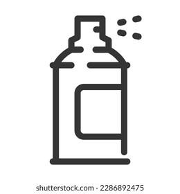 Pixel perfekt, editierbarer Strich, skalierbar, Linie, Vektorblock-Symbol.