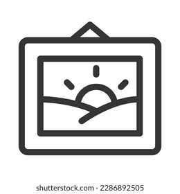 Icono de trazo perfecto, editable, de línea ascendente, de vectores.