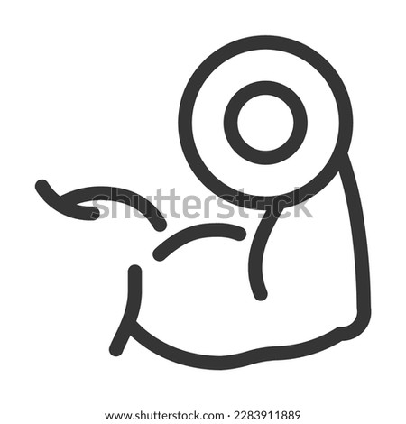 Pixel perfect, editable stroke, up scalable, line, vector bloop icon.