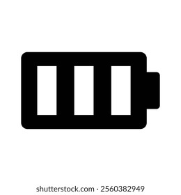 Pixel perfect icon of battery status in unique style, ready for premium use