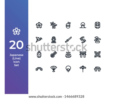 Pixel Perfect Icon Set with Beautiful Hnadcrafted Japanese Icon Set