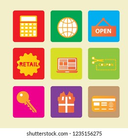 Pixel perfect icon set with marketing and business