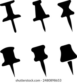 Pixel perfect icon set of pins for location position destination map label direction label. Icons, flat vector illustrations, isolated on transparent background