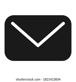 Pixel perfect inbox mail message letter icon. vector illustration