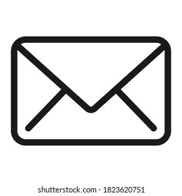Pixel perfect inbox mail message or letter icon. vector illustration