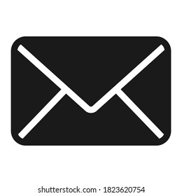 Pixel perfect inbox mail message or letter icon. vector illustration