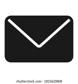 Pixel perfect inbox mail message letter icon. vector illustration