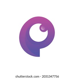 Pixel Photo Logo Template Design Vector 