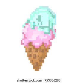 pixel plomberie ice cream for web sites and games