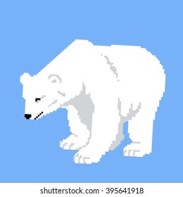 Pixel Polar Bear