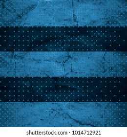pixel poster blue squares. banner mosaic blue. stripes black. abstract aqua background pattern for design. azure halftone effect. abstract grunge texture. eps10 vector illustration.