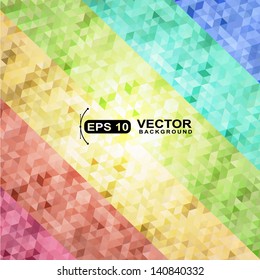 pixel rainbow abstract business background