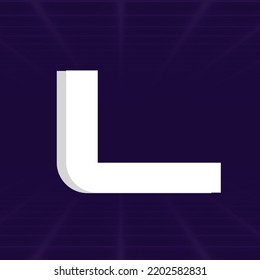 Diseño de fuente de estilo de juego de arcada Pixel retro, alfabeto 3d, letras y números ilustración vectorial