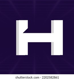Pixel retro arcade game style font design, 3d alphabet, letters and numbers vector illustration