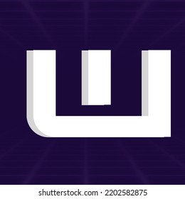 Diseño de fuente de estilo de juego de arcada Pixel retro, alfabeto 3d, letras y números ilustración vectorial