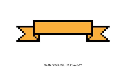 Diseño simple del icono de la cinta del píxel