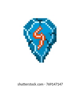 Pixel rune for games and websites