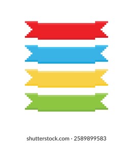 pixel sale tag icon. Vector pixel art sale 8 bit for game company logo template 