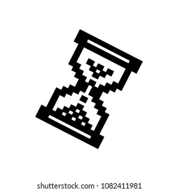 Pixel sand glass icon