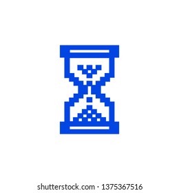 Pixel sand glass icon