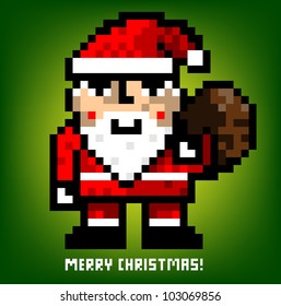 Pixel Santa