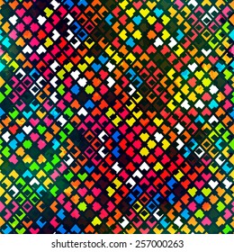 pixel seamless pattern 