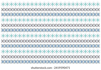 Pixel patrón sin fisuras estilizado ornamento nórdico de invierno. Vector 
