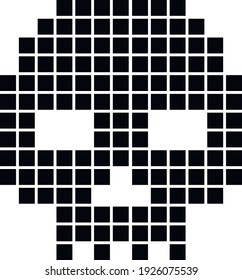 pixel skull, digital vintage design t shirts