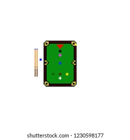 pixel  Snooker art